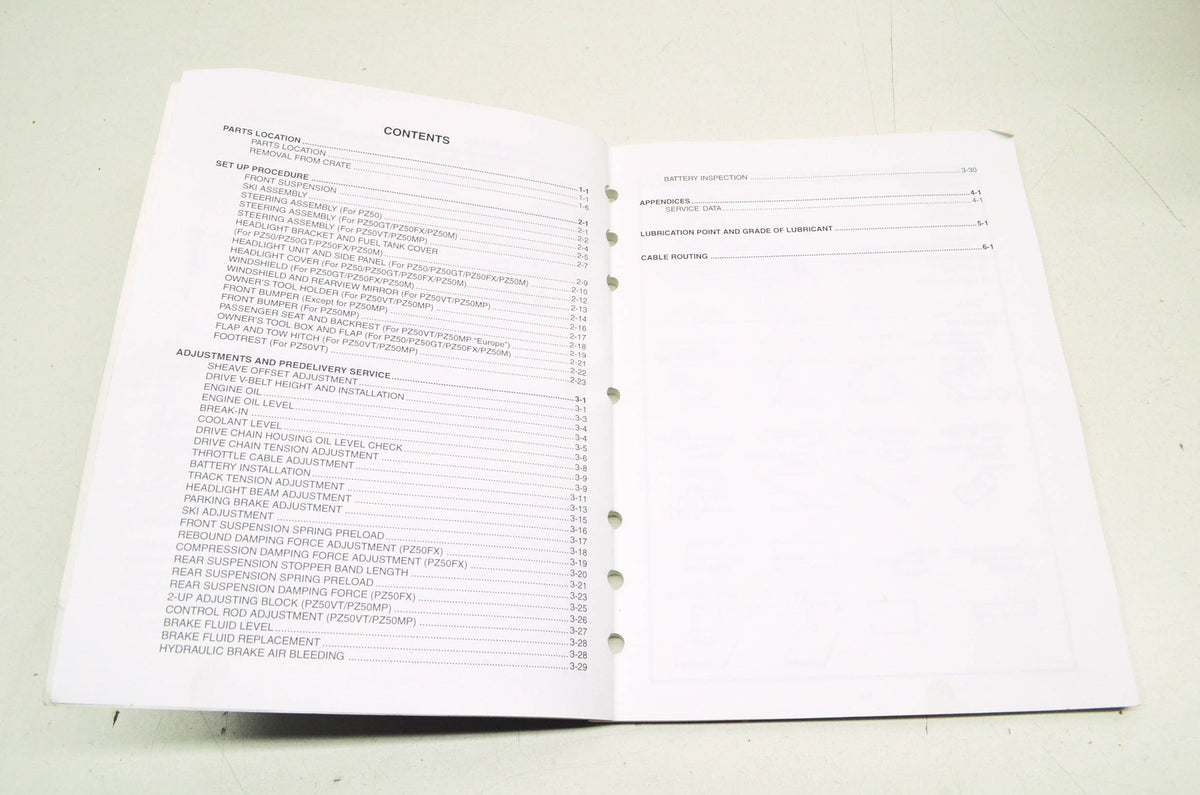 OEM Yamaha LIT-12668-02-58 PZ50WFXW GTWMWMP Service Manual