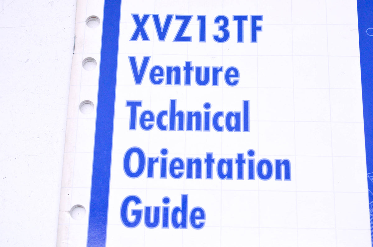 OEM Yamaha XVZ13TF Venture Technical Orientation Guide