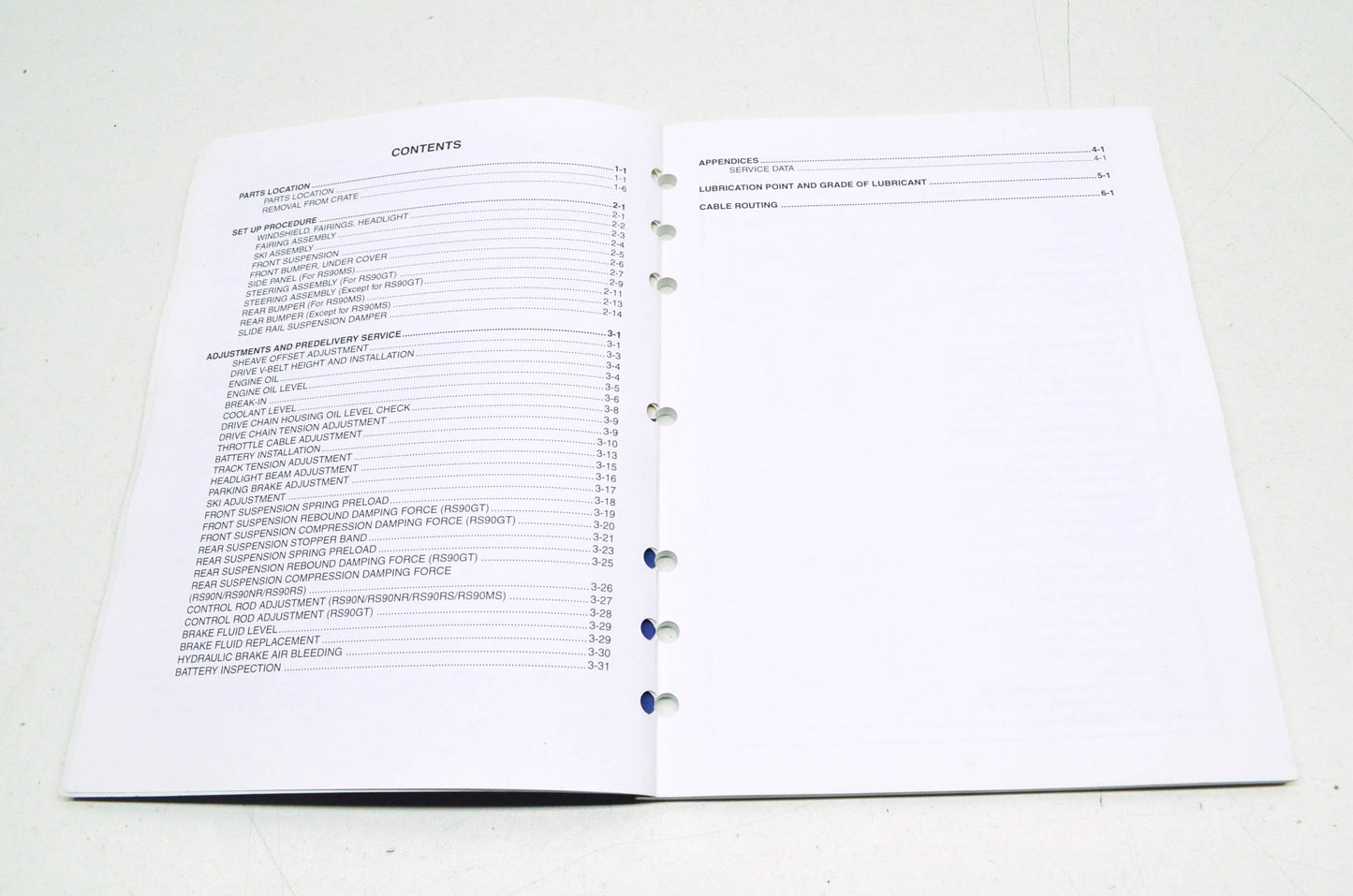 OEM Yamaha LIT-12668-02-47 RS90NL/NRL/RSL/GTL/M Service Manual NOS