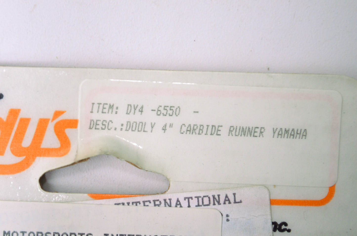 Woody's DY4-6550 Dooly 4' Yamaha Carbide Runner Kit NOS