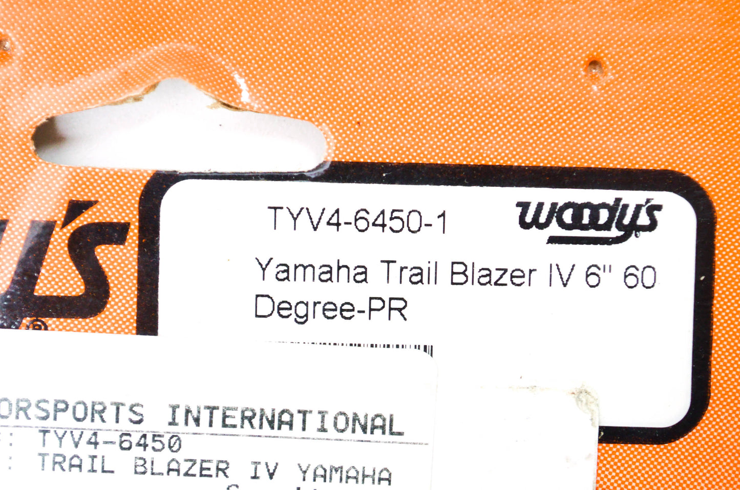 New Woody's Trail Blazer Yamaha 6' Carbide Runner Kit NOS