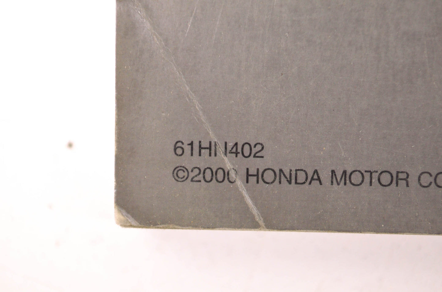 OEM Honda 2000-2002 TRX350 Service Manual