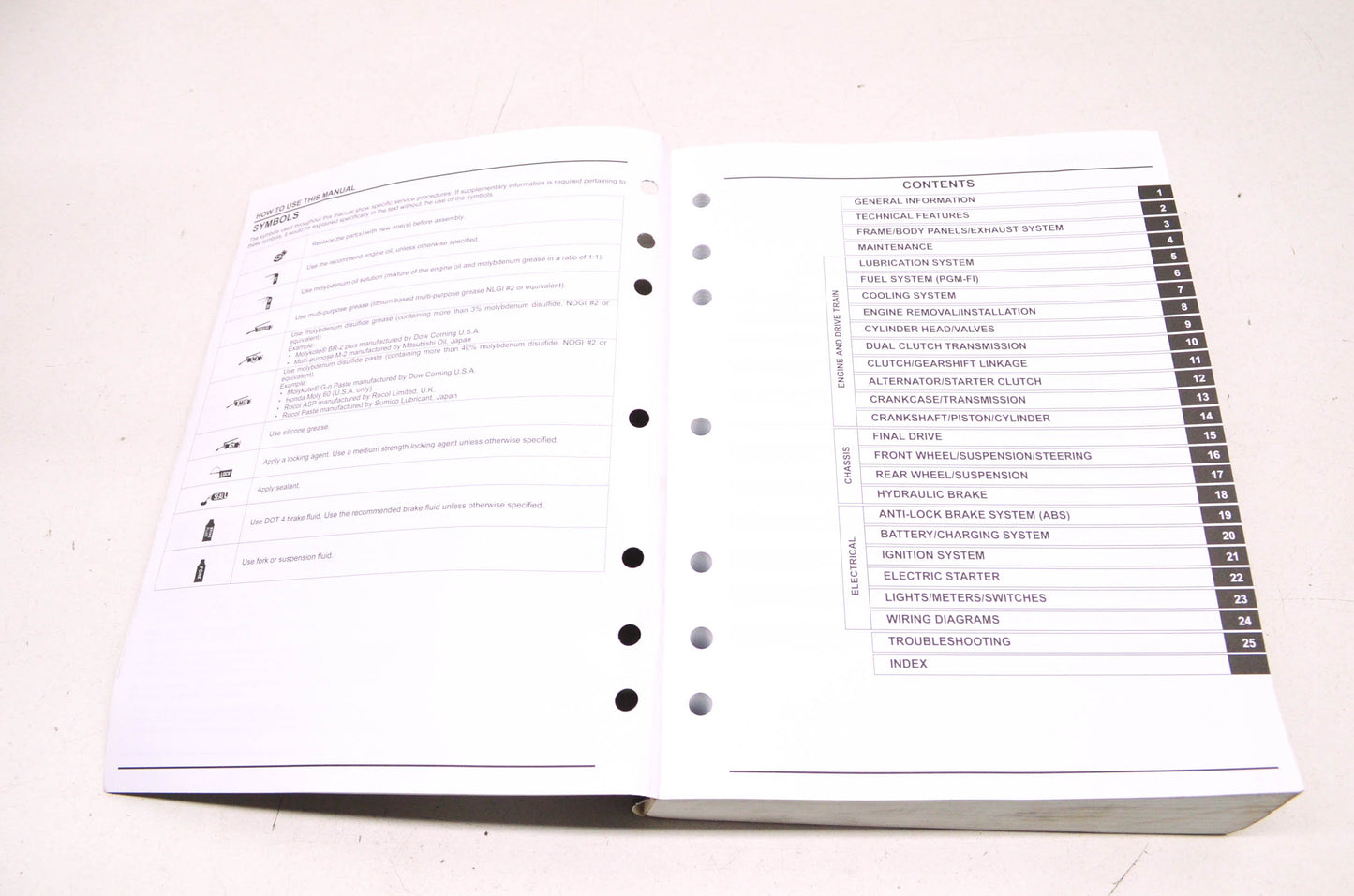 OEM Honda 61MGE01 Service Manual VFR1200F/FD 10