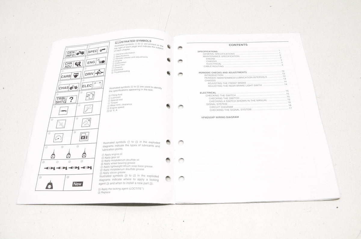 OEM Yamaha LIT-11616-15-03 YFM250XP-S Service Manual Supplement