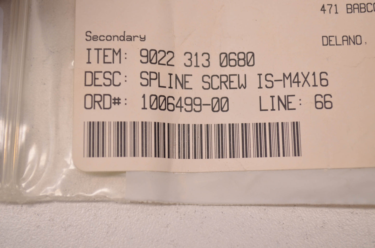 New OEM STIHL Spline Screw M4X16 QTY 5 NOS