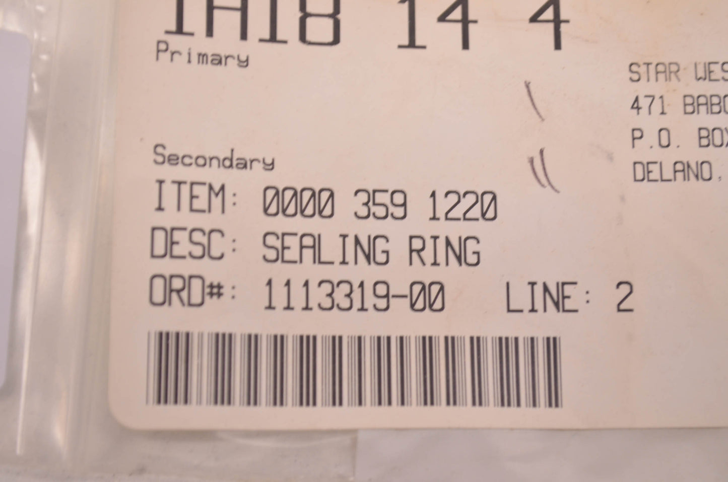 New OEM STIHL Sealing Ring NOS