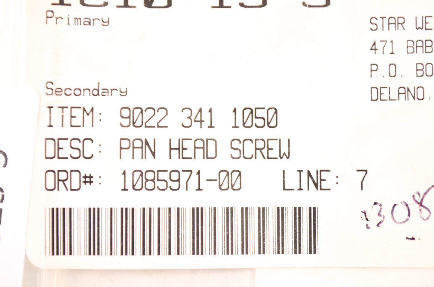 New OEM STIHL Pan Head Screw QTY 5 NOS