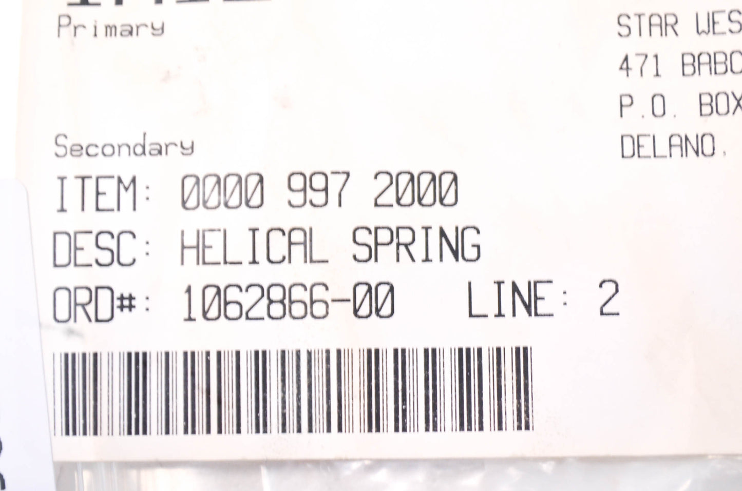 New OEM STIHL Helical Spring NOS