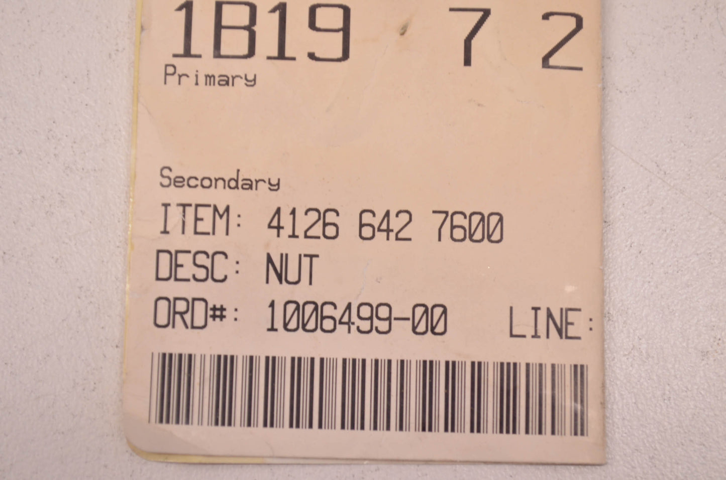 OEM STIHL 4126 642 7600 Nut NOS