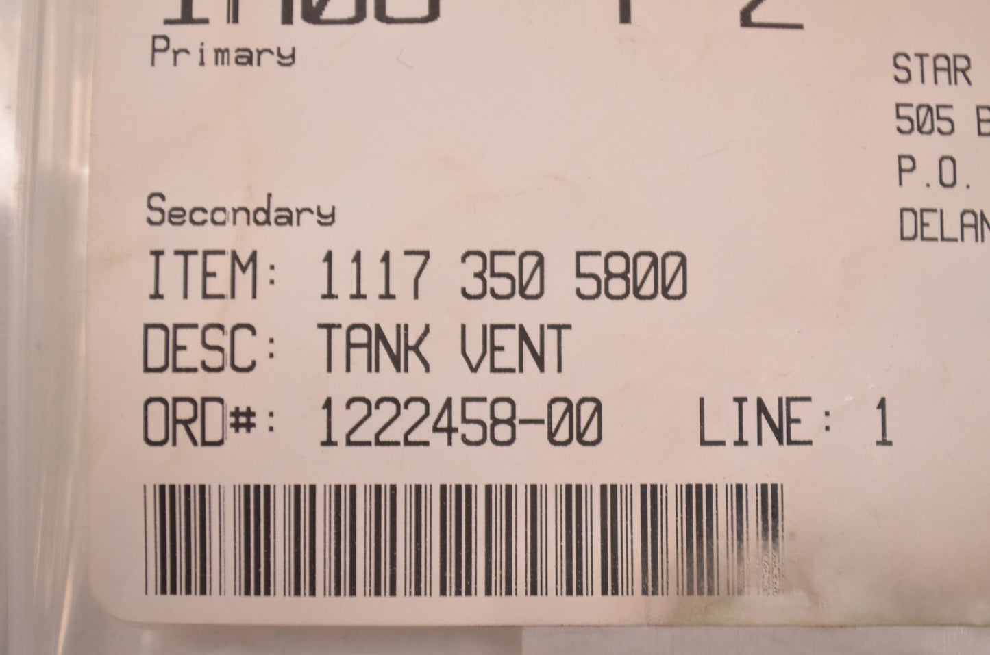 New OEM STIHL Tank Vent Line NOS