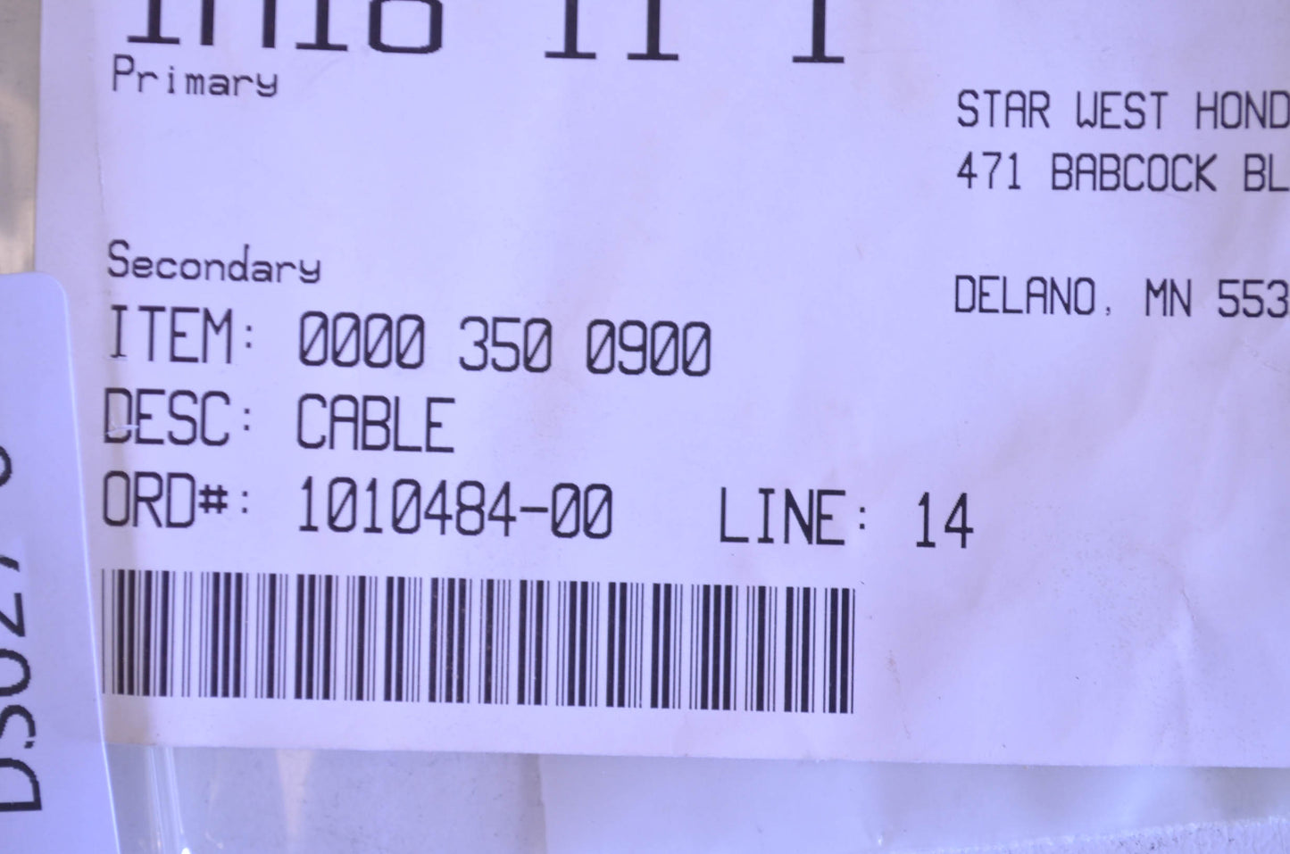 New OEM STIHL Retaining Cable NOS