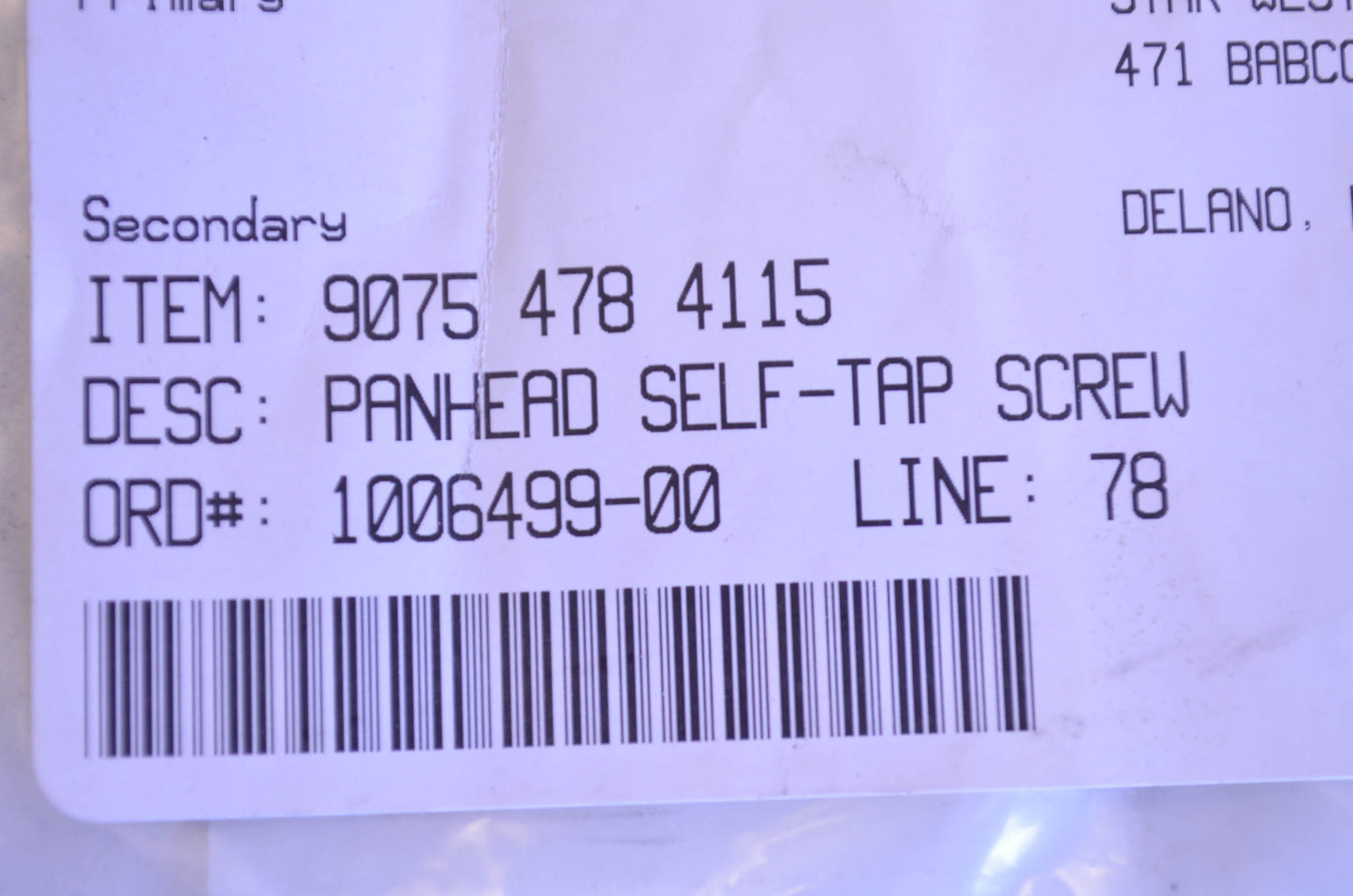 New OEM STIHL Panhead Self Tapping Screw QTY 4 NOS