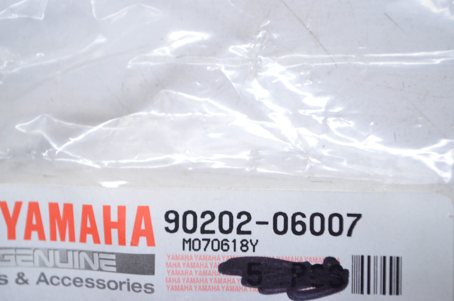 OEM Yamaha 90202-06007-00 Plate Washer NOS