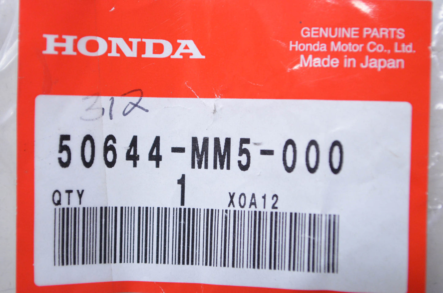 OEM Honda 50644-MM5-000 Left Spring NOS