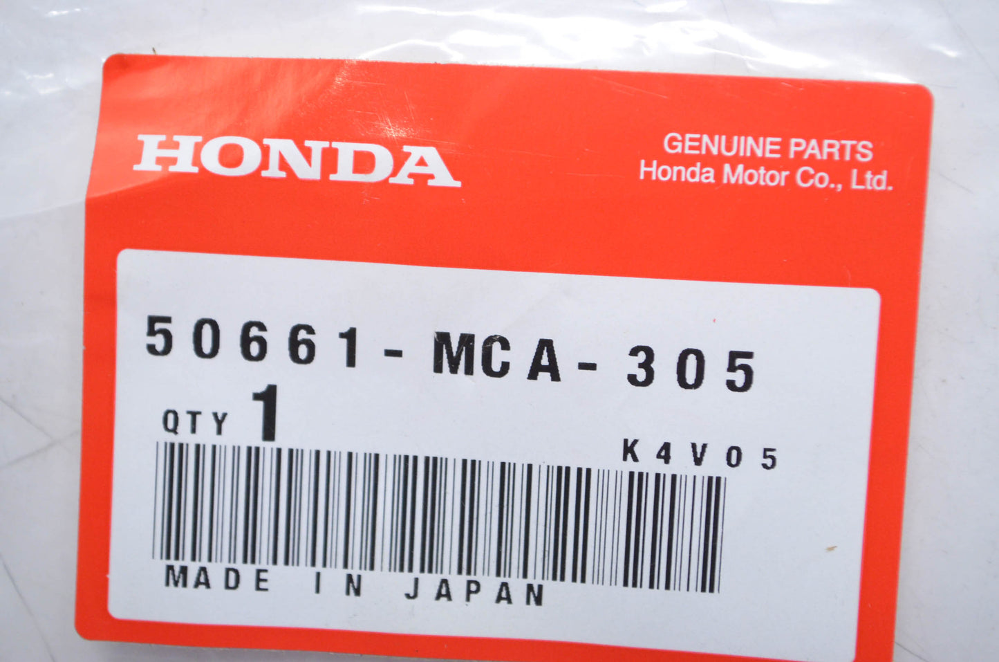 OEM Honda 50661-MCA-305 Main Step Rubber NOS