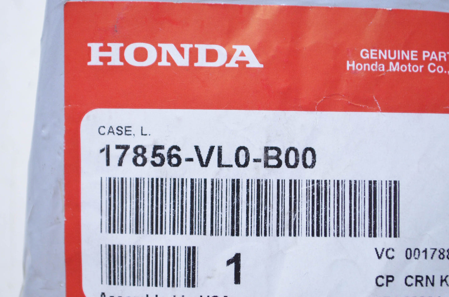 New OEM Honda Left Throttle Lever Case NOS