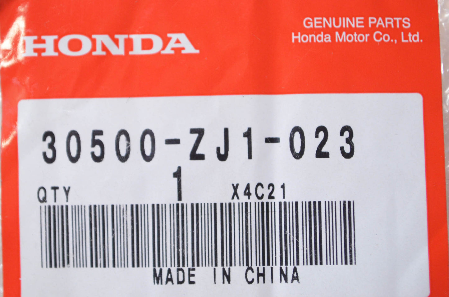New OEM Honda 30500-ZJ1-023 Right Ignition Coil Assembly NOS