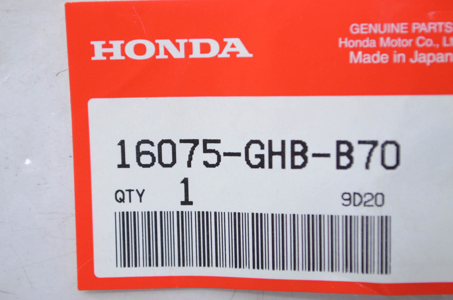 OEM Honda 16075-GHB-B70 O-Ring (2.4X29) NOS