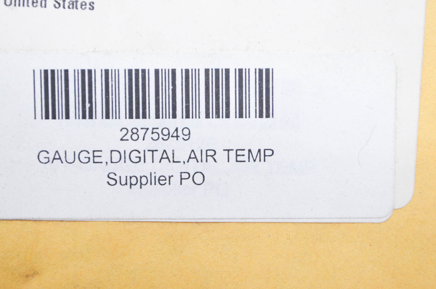 OEM Polaris 2875949 Digital Air Temp Gauge