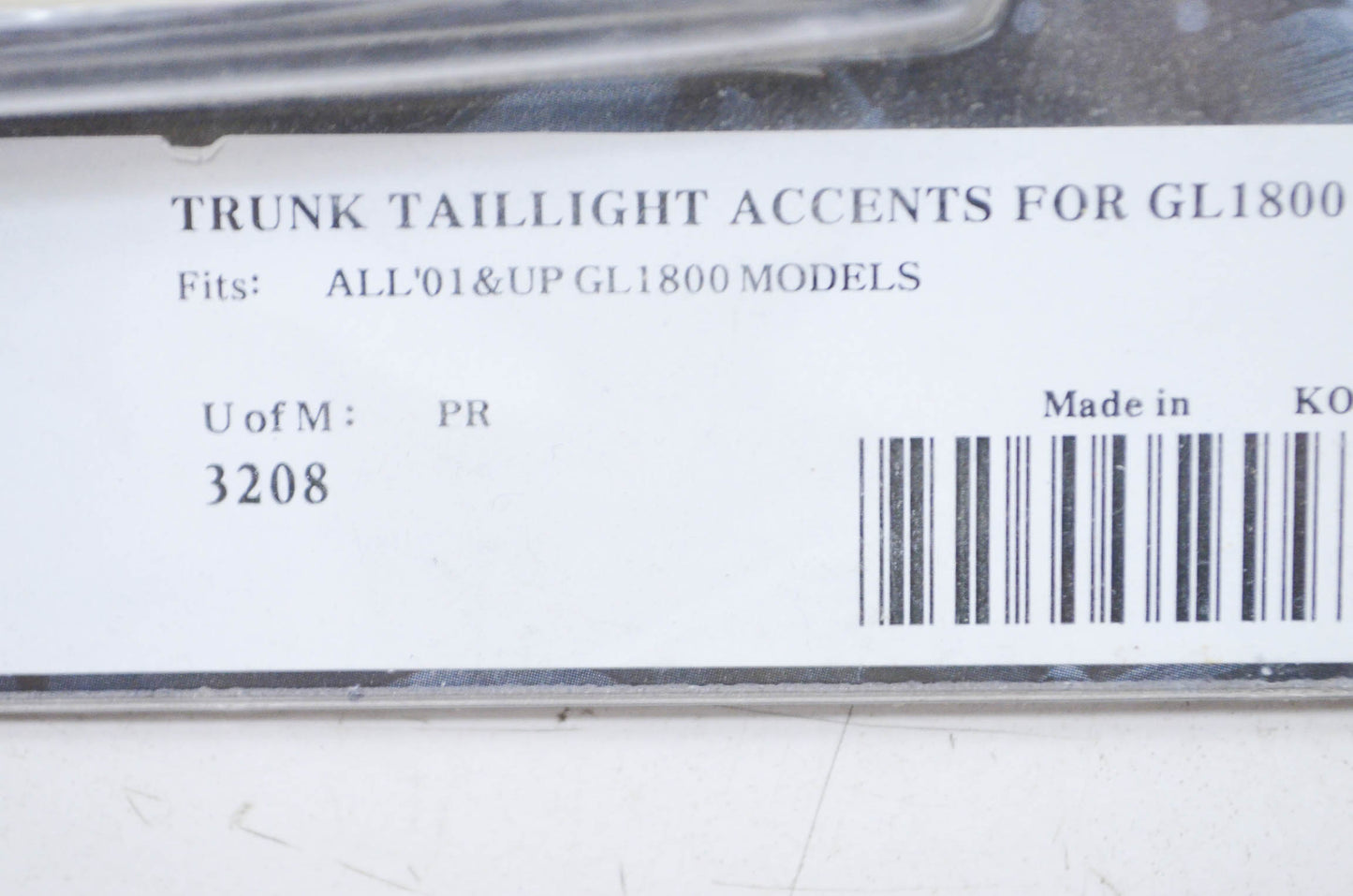 Kuryakyn 3208 Trunk Taillight Accent Trim Kit NOS