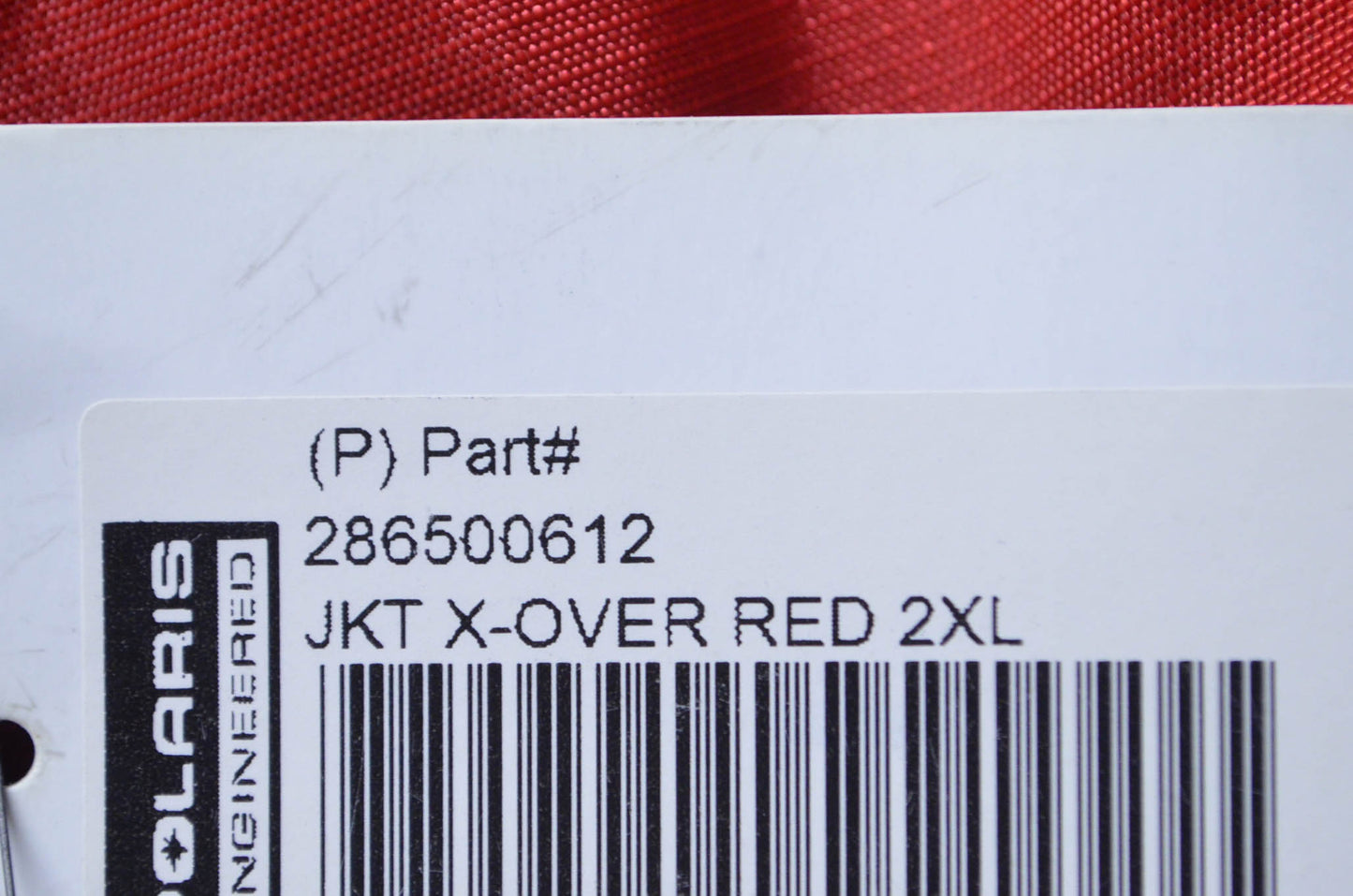 OEM Polaris 286500612 Red X-Over Snowmobile Jacket Mens 2XL NOS