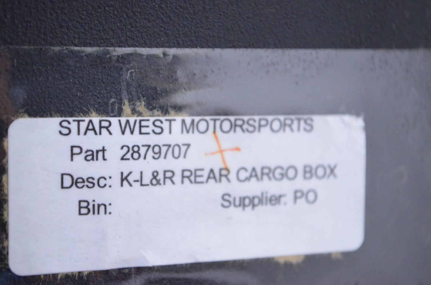 New OEM Polaris Sportsman Ace Lock & Ride Rear Cargo Box NOS