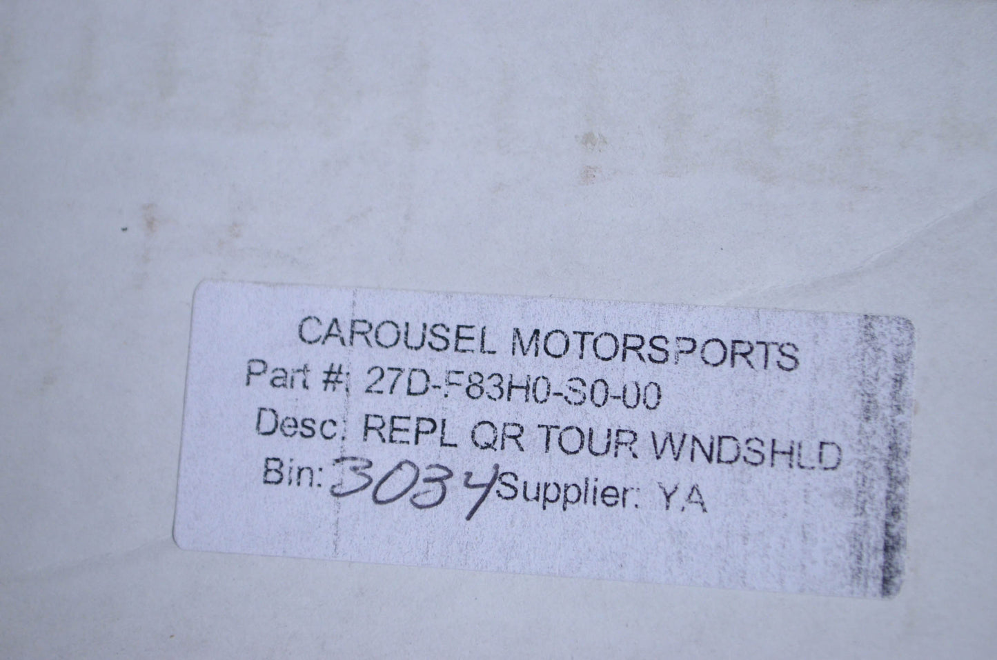 New OEM Yamaha Quick Release Touring Windshield NOS