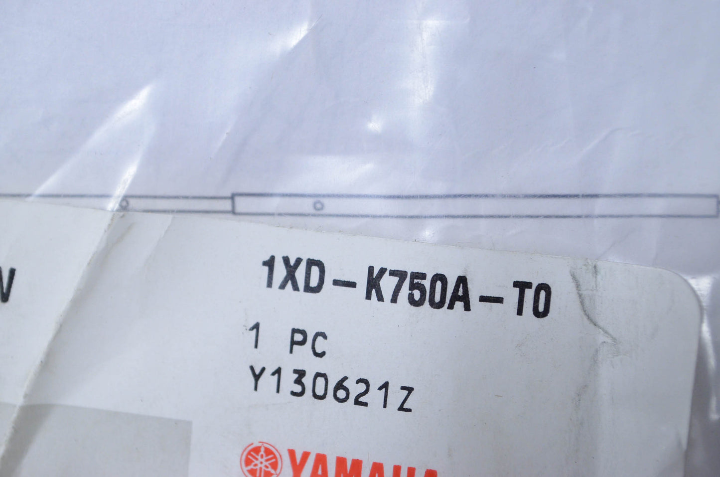 OEM Yamaha 1XD-K750A-T0-00 Camo Rear Window NOS