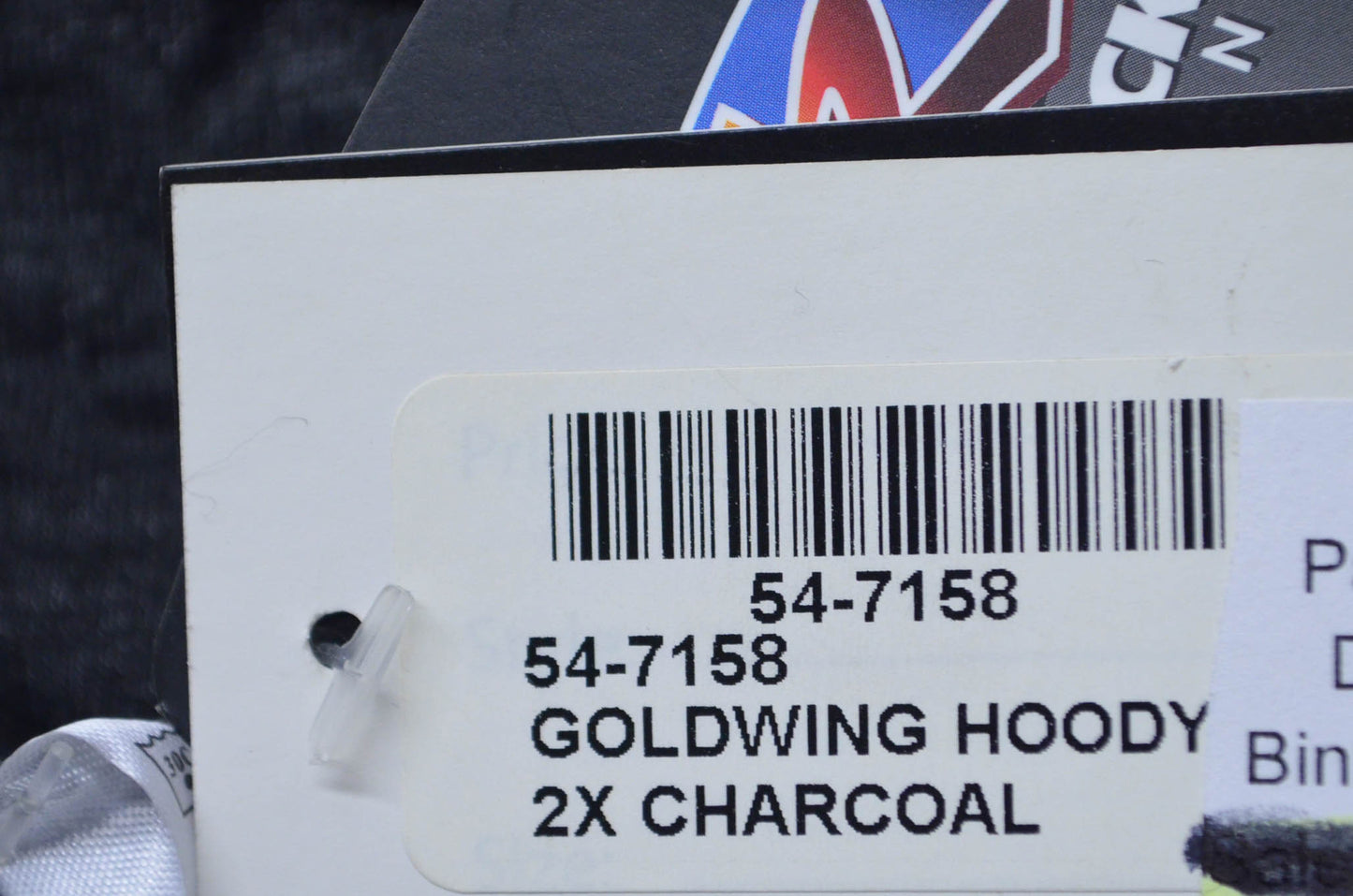 New OEM Honda Charcoal Gray Goldwing Hoodie Mens 2XL NOS