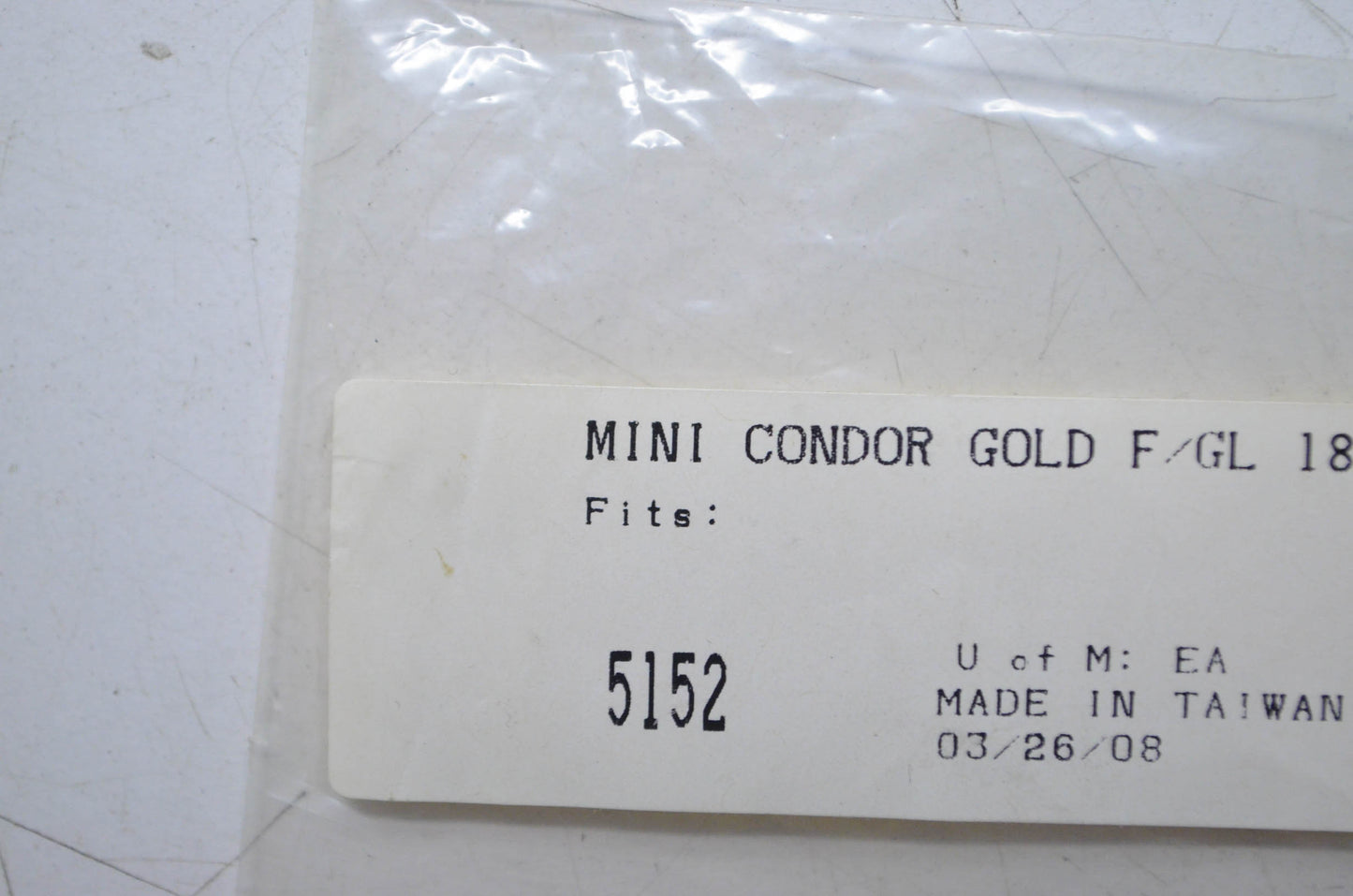 Kuryakyn 5152 Mini Condor Gold Honda F/GL 1800 Accent Emblem NOS