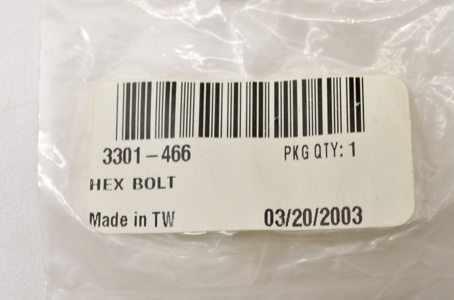 OEM Arctic Cat 3301-466 Hex Bolt NOS