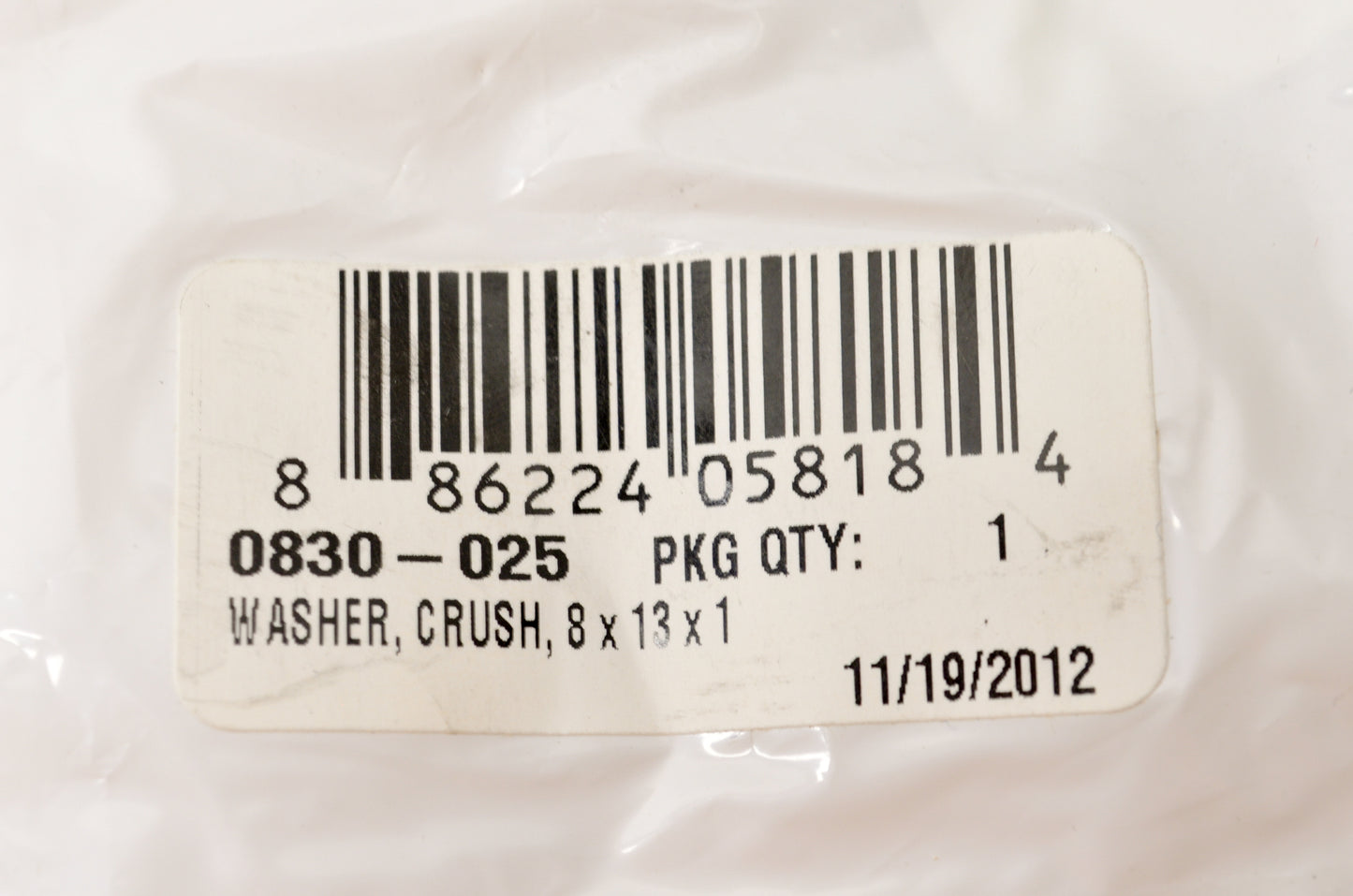 OEM Arctic Cat 0830-025 Crush Washer 8x13x1 NOS