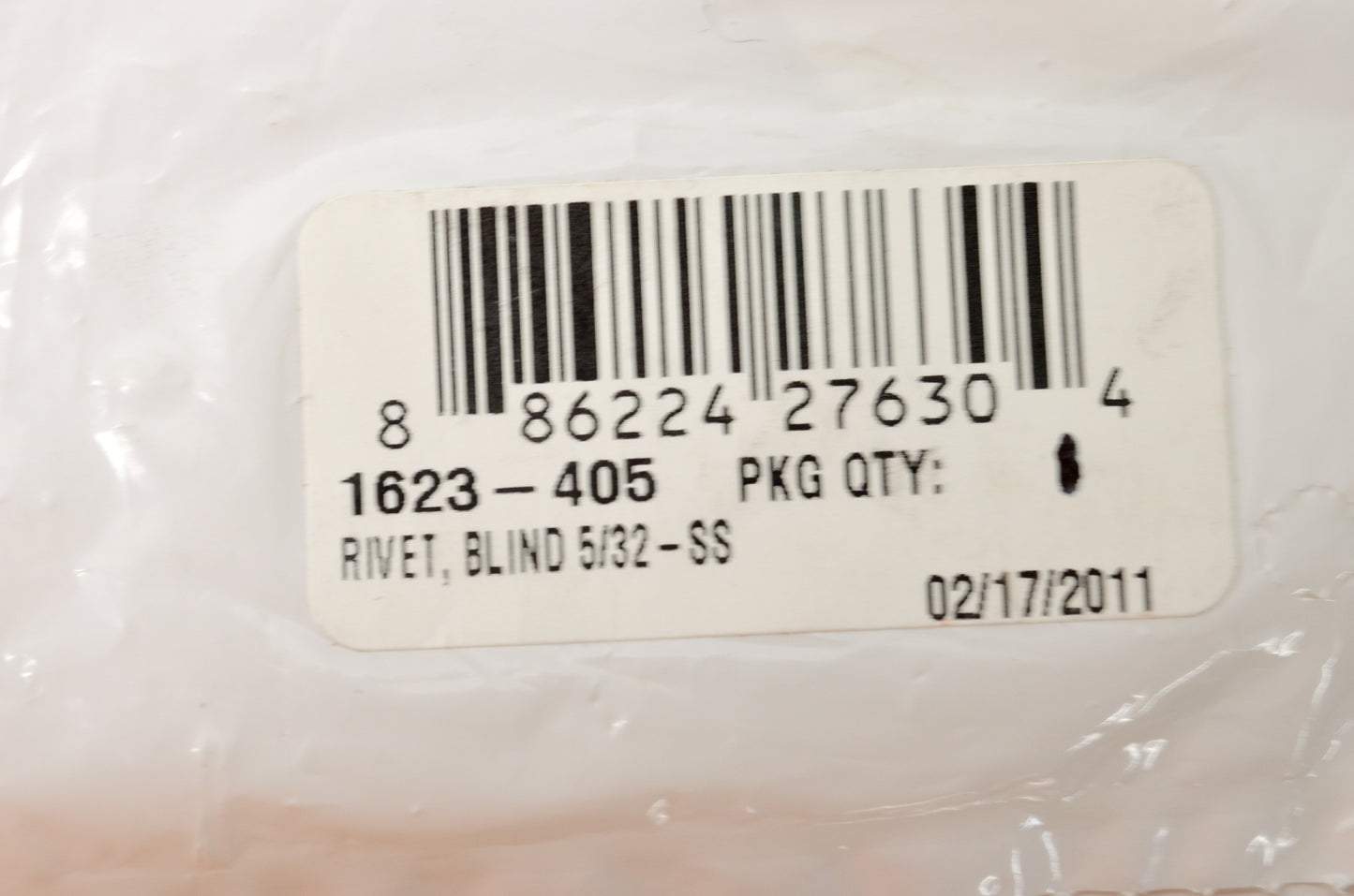 OEM Arctic Cat 1623-405 Blind Rivet 5/32 SS NOS