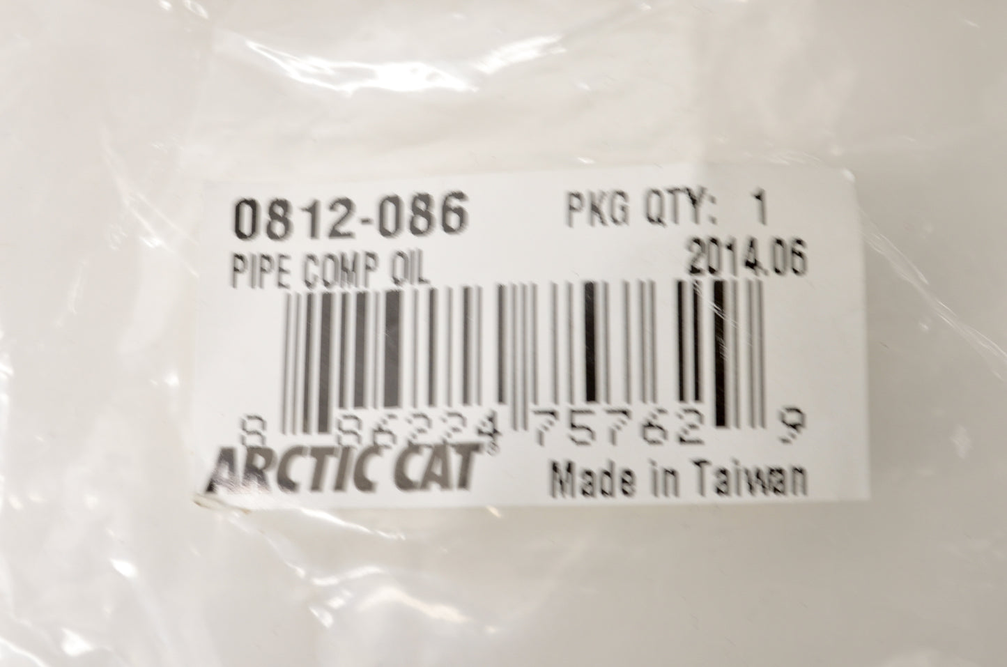 OEM Arctic Cat 0812-086 Oil Pipe NOS