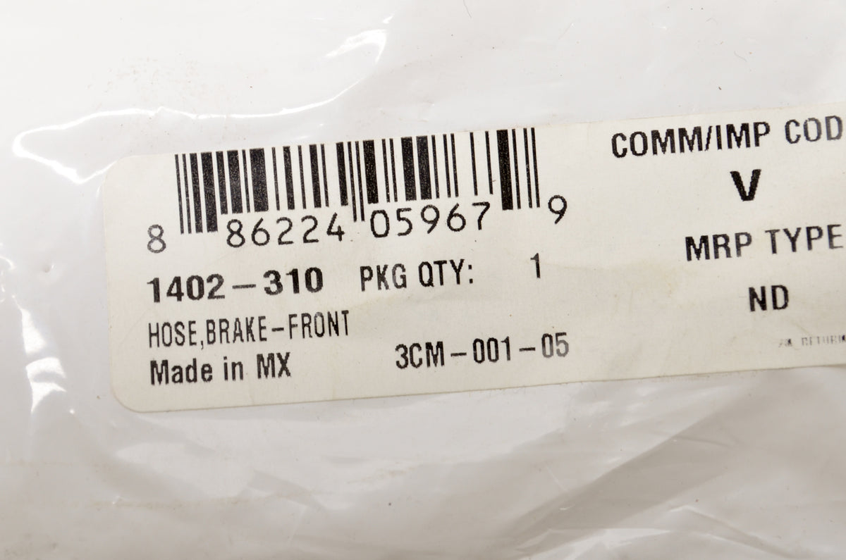 OEM Arctic Cat 1402-310 Front Brake Hose NOS