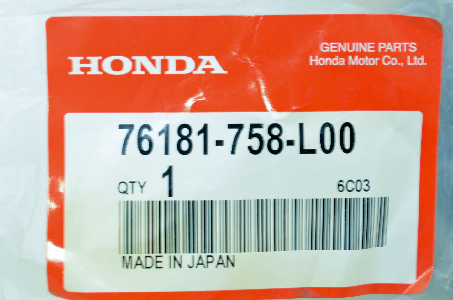 OEM Honda 76181-758-L00 Belt