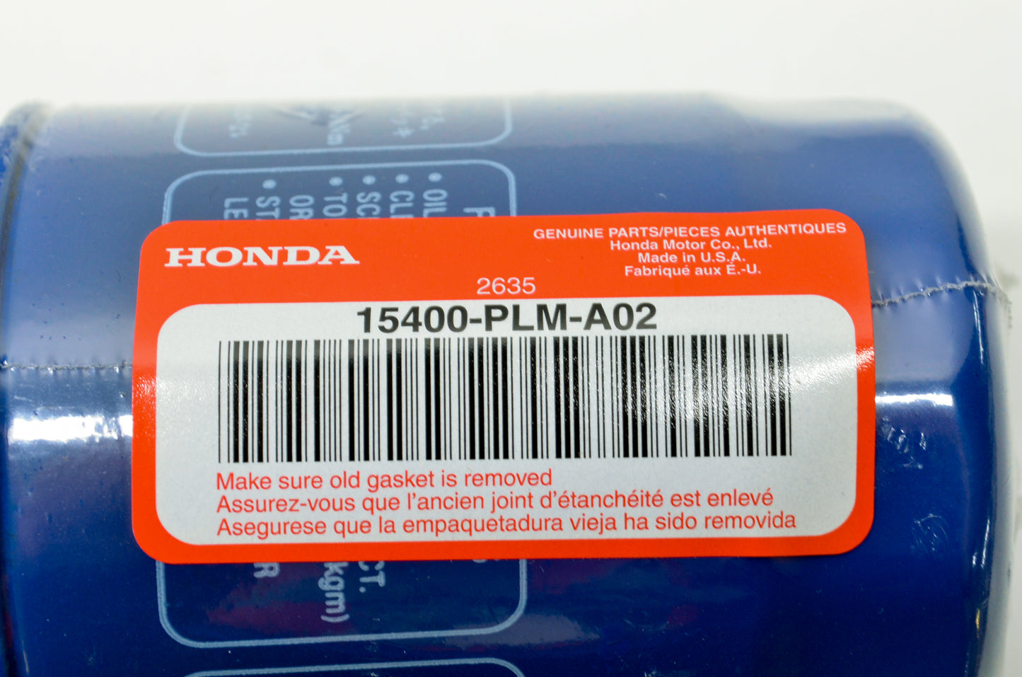 OEM Honda 15400-PLM-A02 Oil Filter