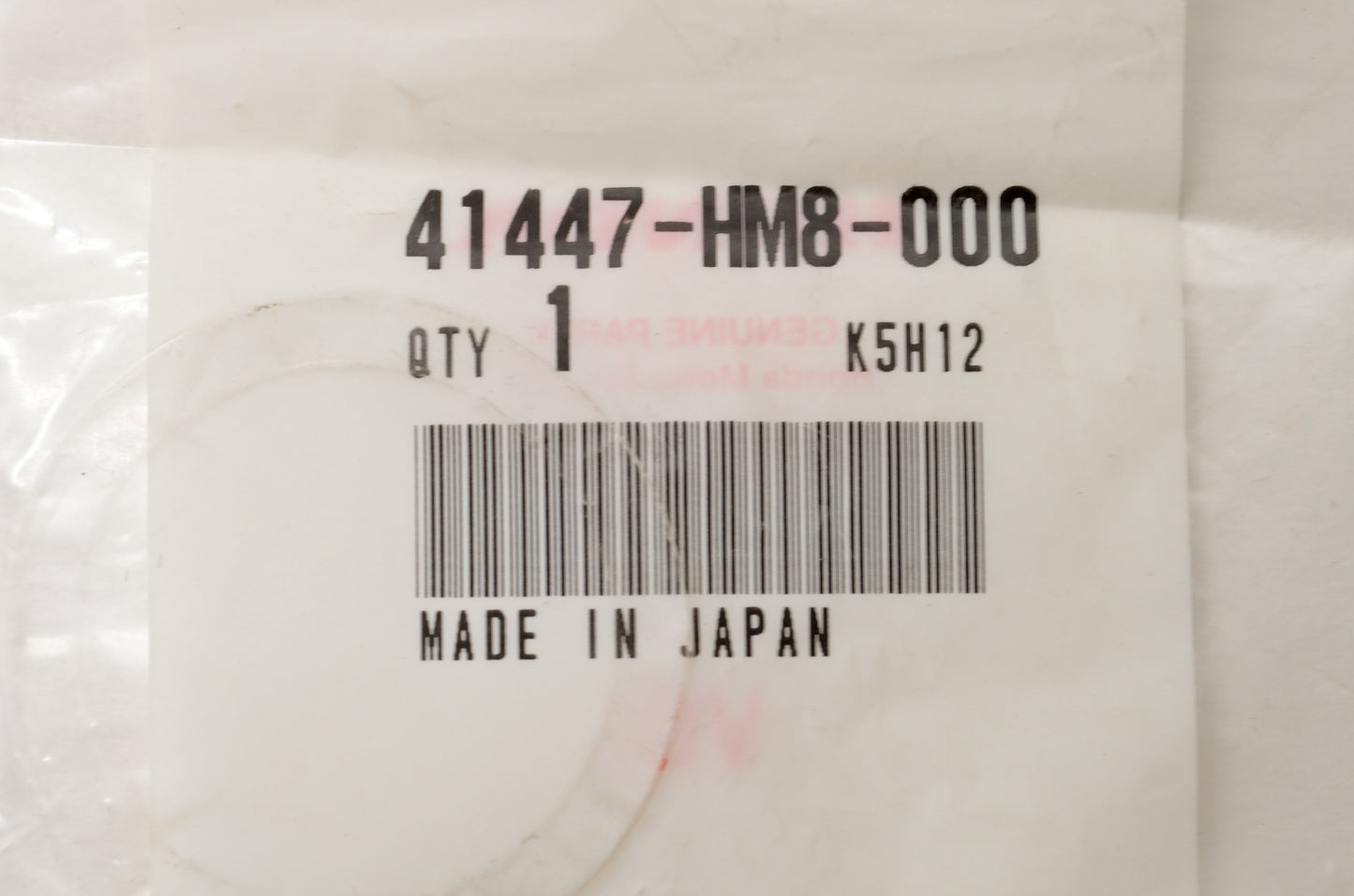 OEM Honda 41447-HM8-000 Shim A (1.64) NOS