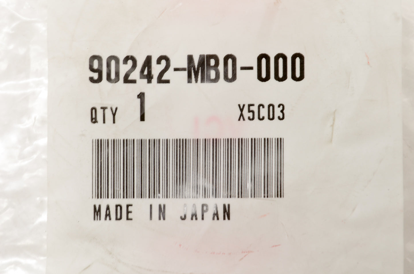 Honda 90242-MB0-000 Lock Nut 64Mm