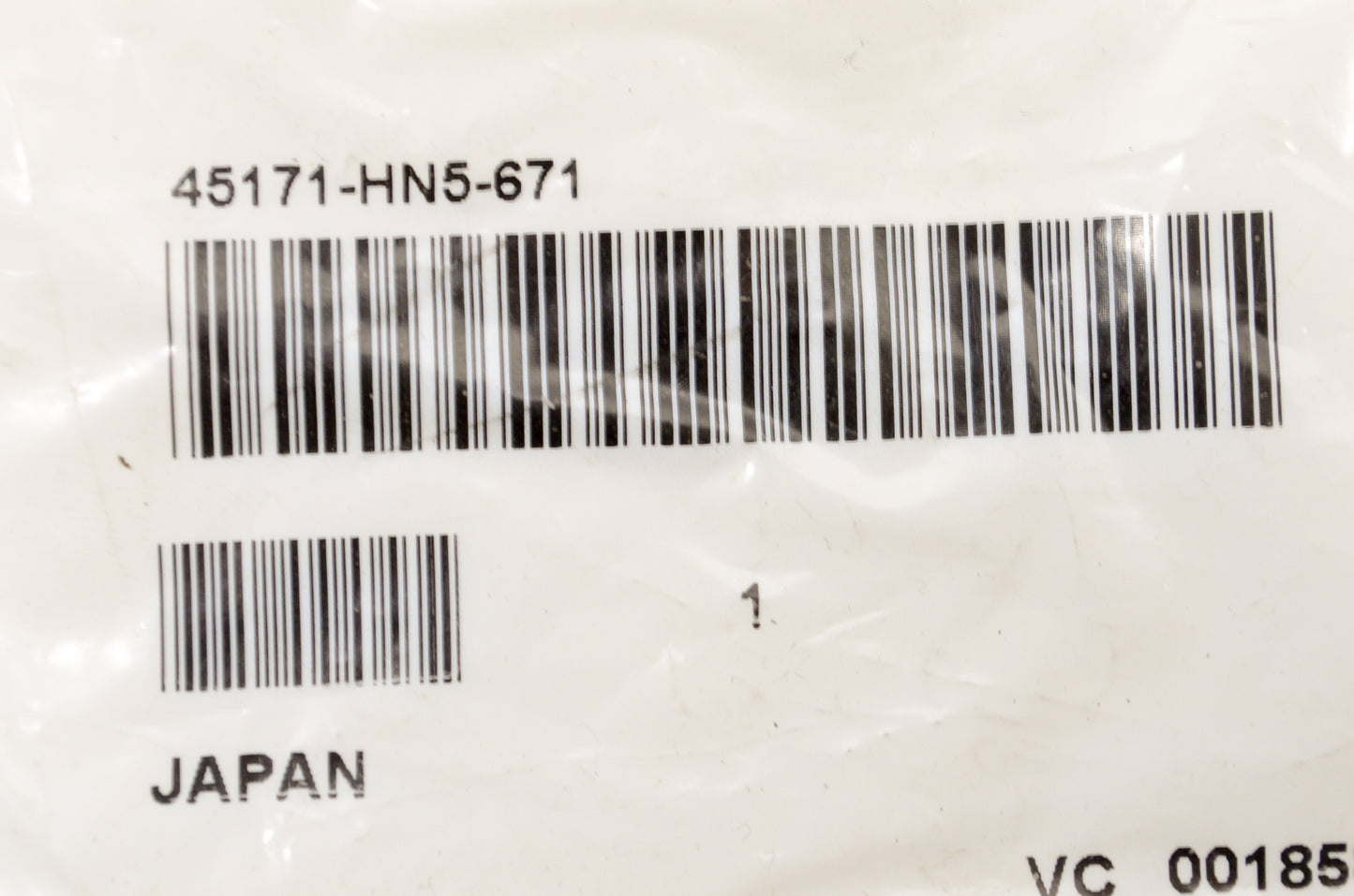 New OEM Honda 45171-HN5-671 Brake Spring NOS