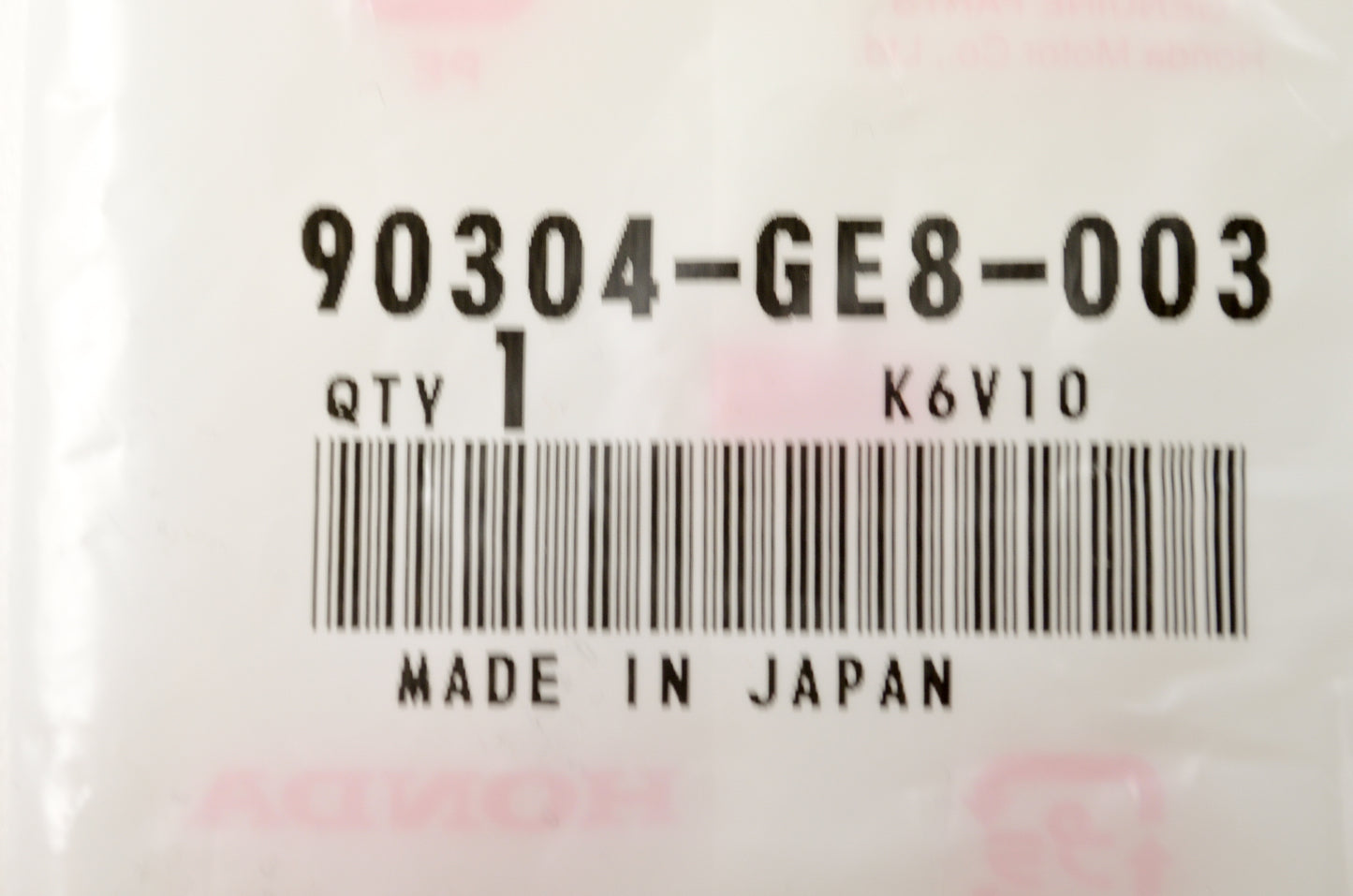 OEM Honda 90304-GE8-003 U-Nut (10mm) NOS