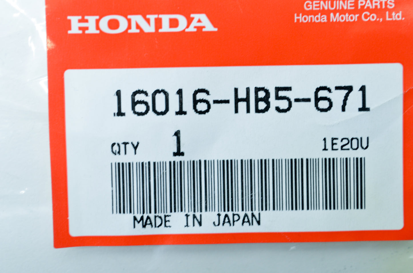 New OEM Honda 16016-HB5-671 Screw Set A NOS