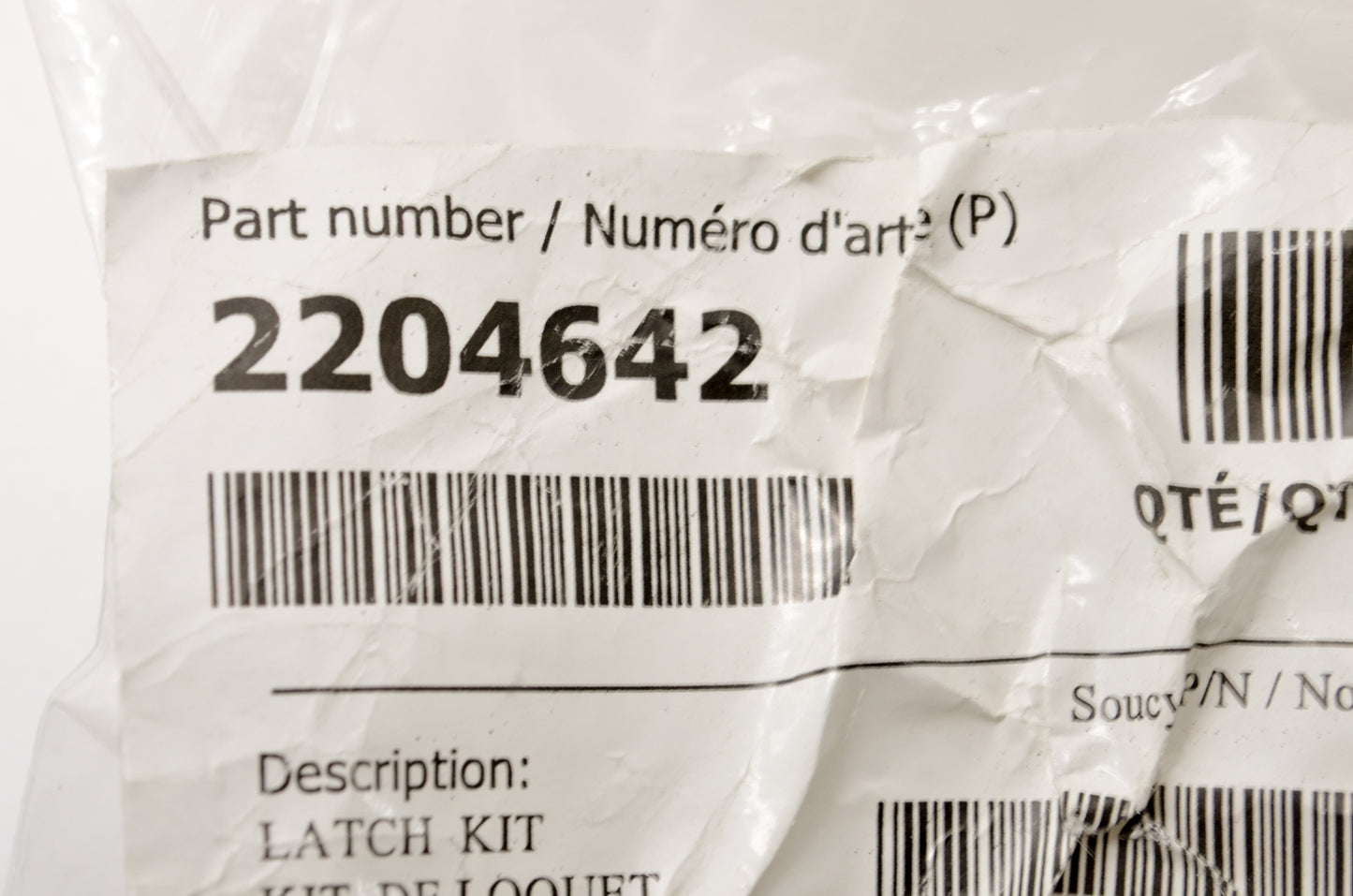 Polaris 2204642 Latch Kit G2