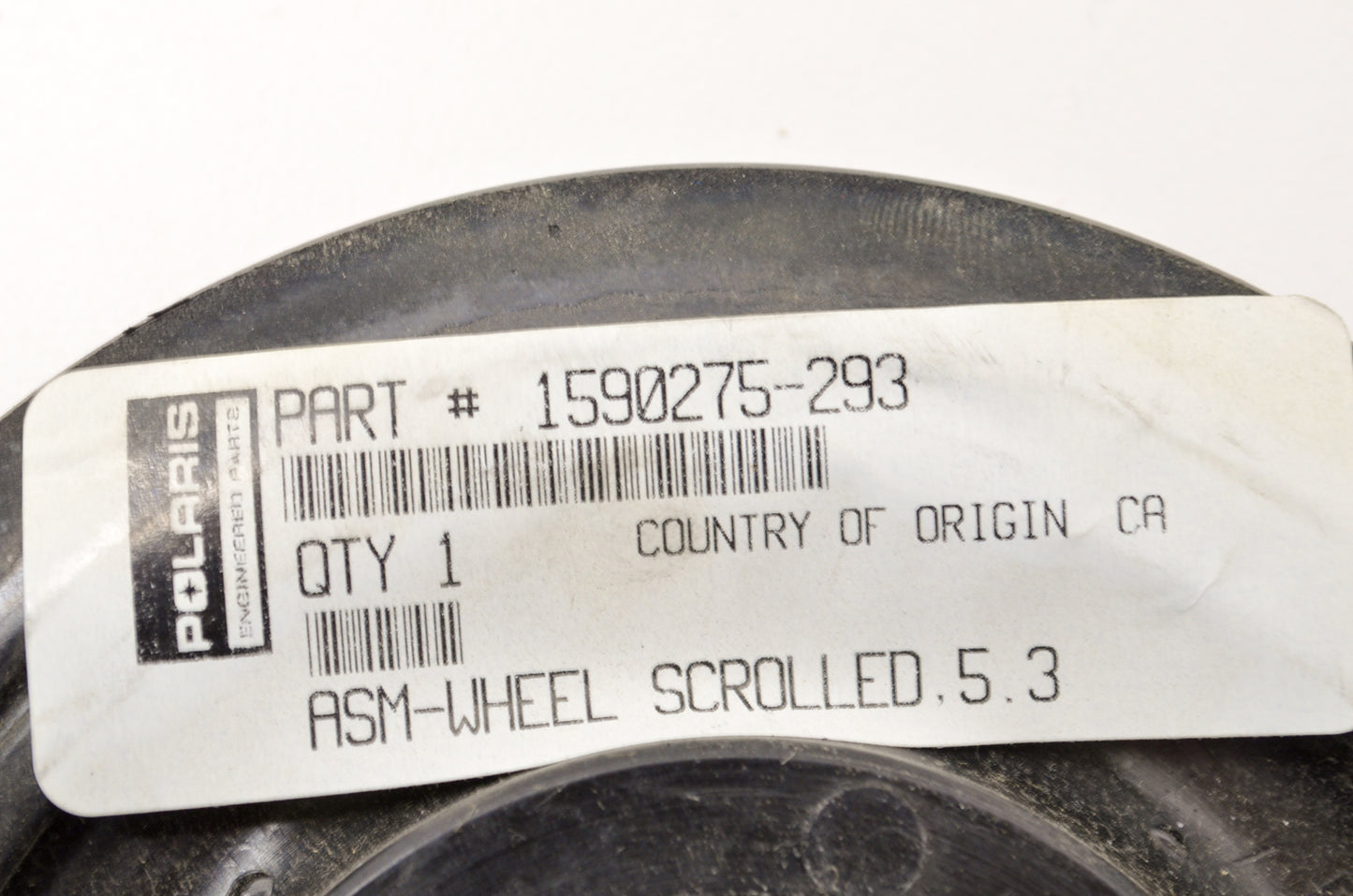 OEM Polaris 1590275-293 Scrolled 5.35 Wheel I Red NOS