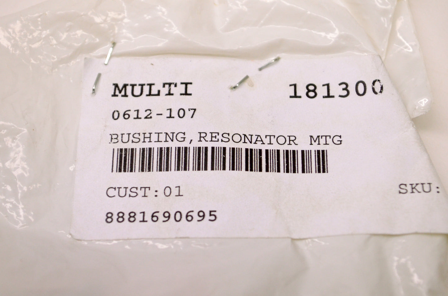 OEM Arctic Cat 0612-107 Resonator Mounting Bushing Qty 2 NOS