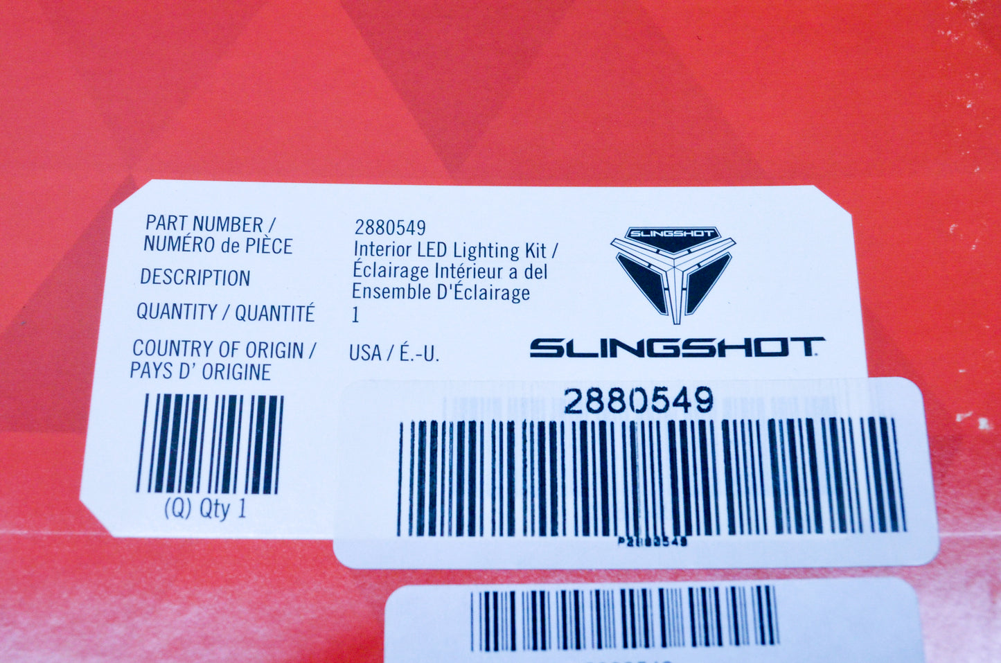 OEM Polaris 2880549 LED Interior Light Kit NOS