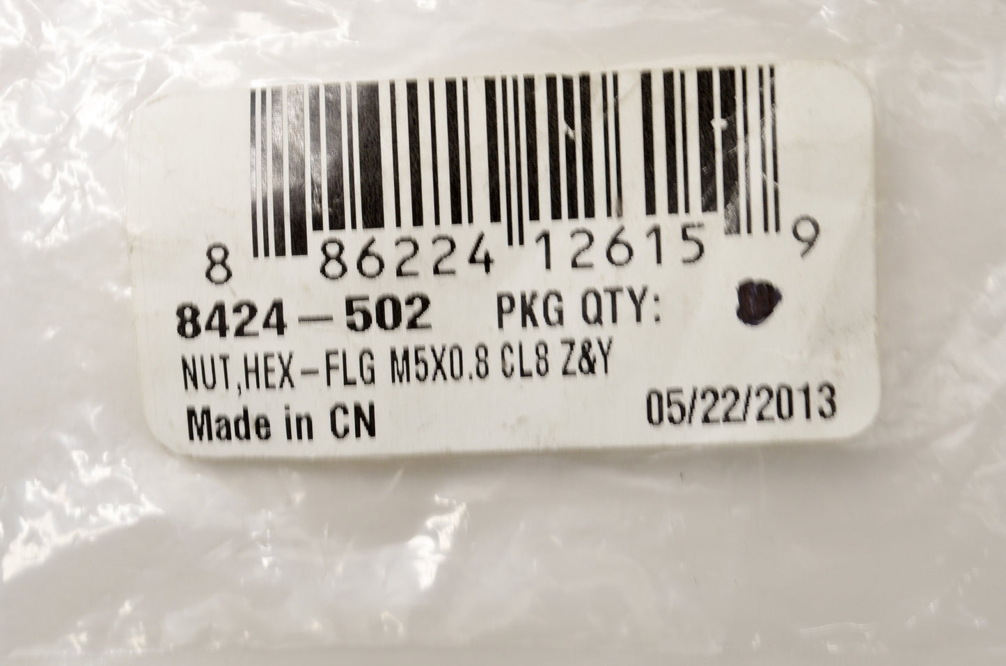 OEM Arctic Cat 8424-502 Hex Flange Nut Qty 7