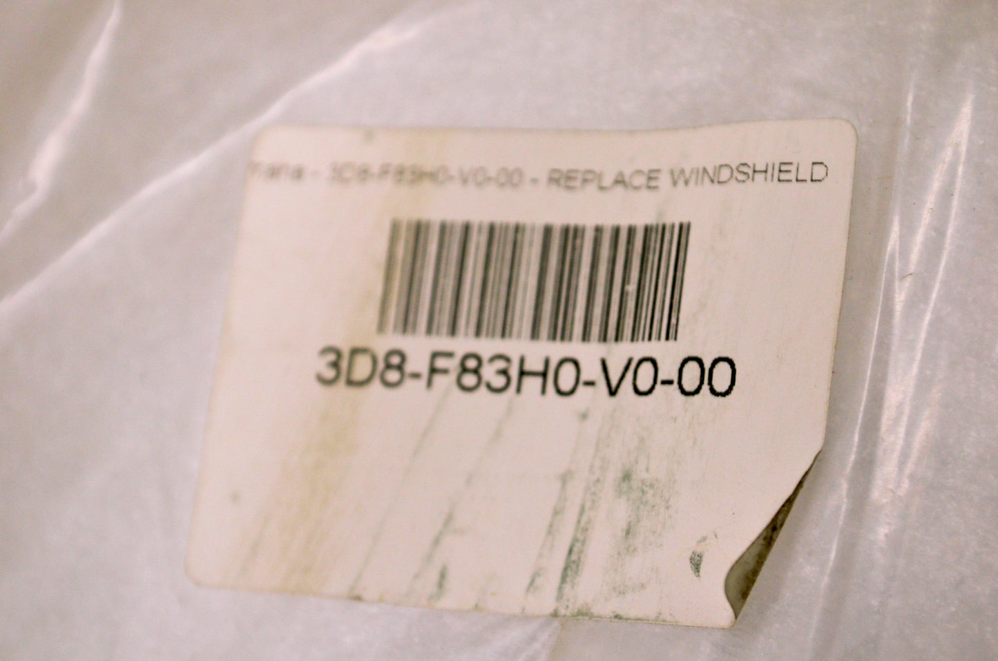 OEM Yamaha 3D8-F83H0-V0-00 Replacement Windshield