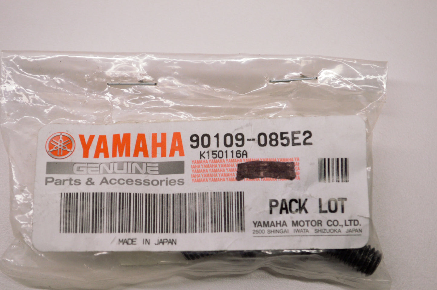 OEM Yamaha 90109-085E2-00 Bolts Qty 3 NOS