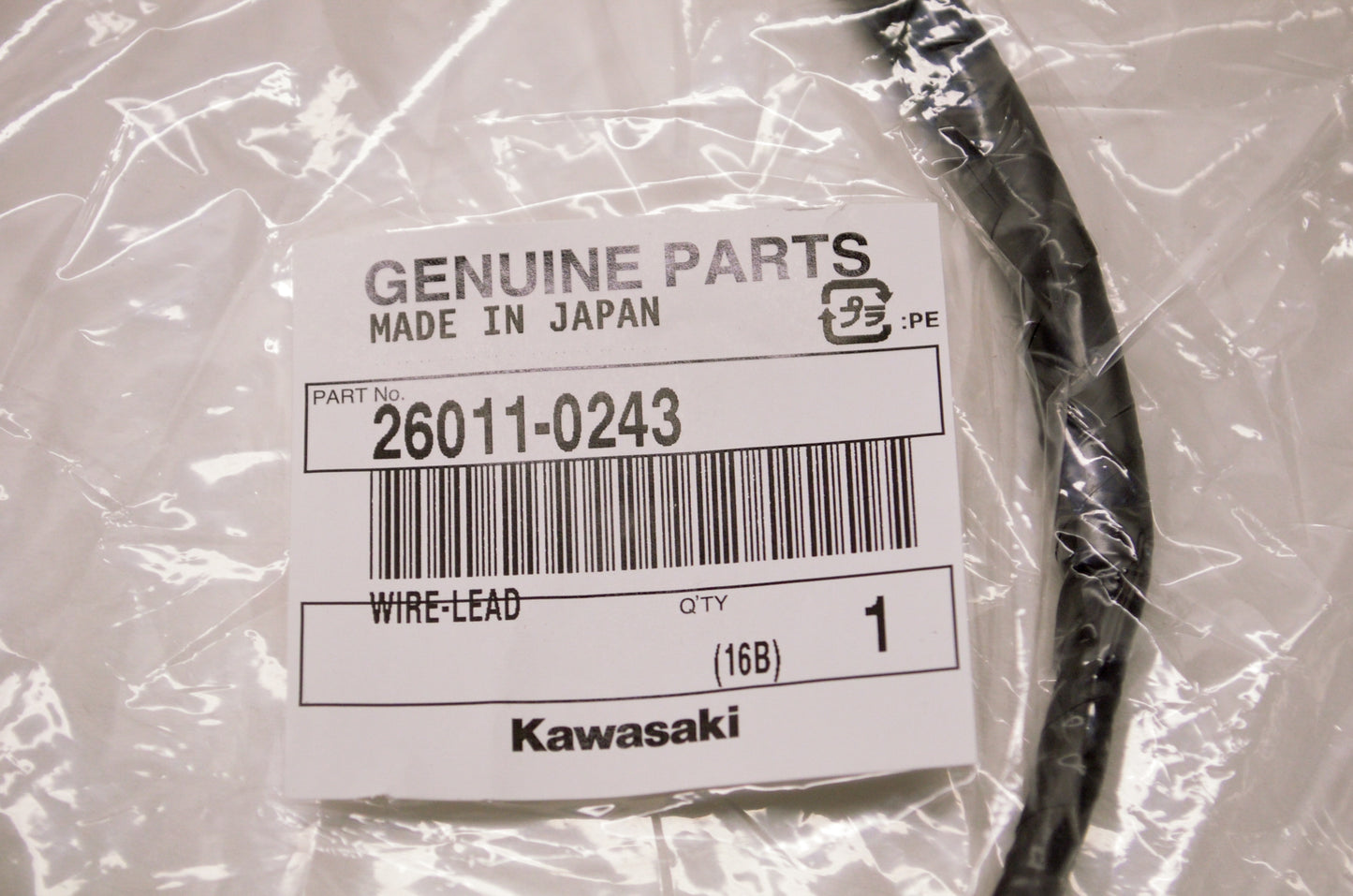 OEM Kawasaki 26011-0243 Sub Harness NOS